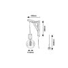 Rábalux , 71028 , Ubul , Wall lights , beech , IP20 , E27