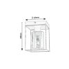 Rábalux , 71031 , Chadwick , Ceiling lights , black , IP20 , E27