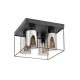 Rábalux , 71034 , Chadwick , Ceiling lights , black , IP20 , E27