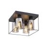 Rábalux , 71034 , Chadwick , Ceiling lights , black , IP20 , E27