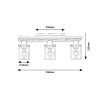Rábalux , 71083 , Niylah , Ceiling lights , black , IP20 , E27