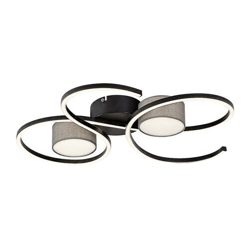 Rábalux , 71116 , Shiena , Ceiling lights , matte black , IP20 , 4000