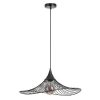 Rábalux , 72004 , Sombero , Pendants , matte black , IP20 , E27