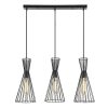 Rábalux , 72006 , Leandros , Pendants , matte black , IP20 , E27