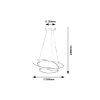 Rábalux , 72020 , Esilda , Pendants , satin chrome , IP20 , 4000