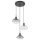 Rábalux , 72023 , Dvora , Pendants , matte black , IP20 , E27
