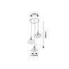 Rábalux , 72023 , Dvora , Pendants , matte black , IP20 , E27