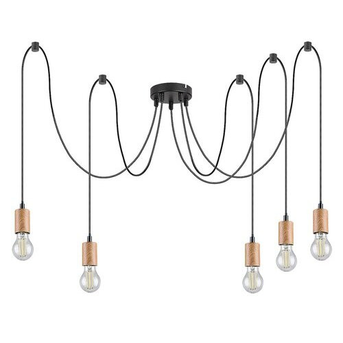 Rábalux , 72075 , Dollien , Pendants , matte black , IP20 , E27