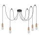 Rábalux , 72075 , Dollien , Pendants , matte black , IP20 , E27