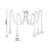 Rábalux , 72075 , Dollien , Pendants , matte black , IP20 , E27