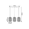 Rábalux , 72093 , Adalla , Pendants , matte black , IP20 , E27