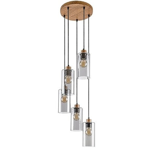 Rábalux , 72125 , Tanno , Pendants , oak , IP20 , E27