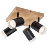 Rábalux , 73124 , Toras , Spotlights , oak , IP20 , GU10
