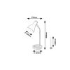 Rábalux , 74002 , Ferb , Table lamps , matte black , IP20 , E14