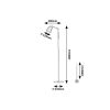 Rábalux , 74003 , Azim , Floor lamps , black , IP20 , E27