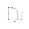 Rábalux , 74007 , Adelmo , Table lamps , black , IP20 , 3000-6000