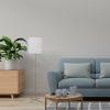 Rábalux , 74012 , Izander , Floor lamps , silver , IP20 , E27