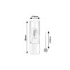 Rábalux , 74050 , Ronno , Table lamps , black , IP20 , E27