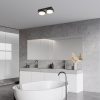 Rábalux , 75002 , Attichus , Bathroom lights , matte black , IP44 , 4000
