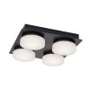 Rábalux , 75004 , Attichus , Bathroom lights , matte black , IP44 , 4000
