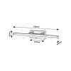 Rábalux , 75017 , Turgon , Bathroom lights , chrome , IP44 , 3000, 4000, 6000
