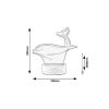 Rábalux , 76002 , Akali , Table lamps , beech , IP20 , 3000