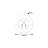 Rábalux , 76012 , Dembo , Decorative lights , white , IP20 , 3000