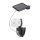 Rábalux , 77012 , Zlarin , Solar lights , black , IP44 , 4000