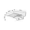 Rábalux , 77014 , Moselle , Solar lights , black , IP44 , 4000