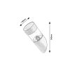 Rábalux , 77015 , Kapuas , Solar lights , black , IP44 , 4000