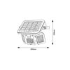 Rábalux , 77020 , Lihull , Solar lights , black , IP44 , 4000