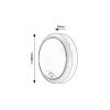 Rábalux , 77029 , Hitura , Outdoor wall lights , white , IP54 , 4000