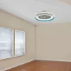 VT-5022 45W Fan With Ceiling Light & Rf Control Cct:3 In 1-Ac Motor-Blue Ring