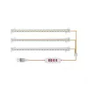 Plant growing LED module set, 3 x 4W, 3 x 42 LEDs, 3 x 30 cm, with USB end, red/blue light, timed, dimmable, LEDISSIMO GROW