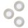 EGLO, 98634, FUEVA 1, recessed lamp, 3000 K, LED, 3X2.8W, IP20, IP44, white