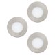 EGLO, 98634, FUEVA 1, recessed lamp, 3000 K, LED, 3X2.8W, IP20, IP44, white