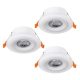 EGLO , 900913 , CALONGE , süllyesztett lámpa , 3000 K , LED , 3X4,8W , IP20
