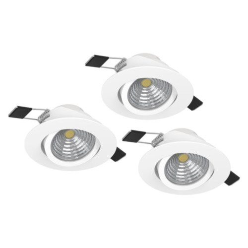 EGLO, 900745, SALICETO, recessed lamp, 2700 K, LED, 3X6W, Dimmable, IP20
