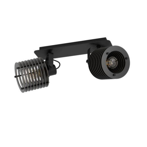 EGLO, 900741, SEGOVIA, spot lamp, E27, 2X40W, IP20, black