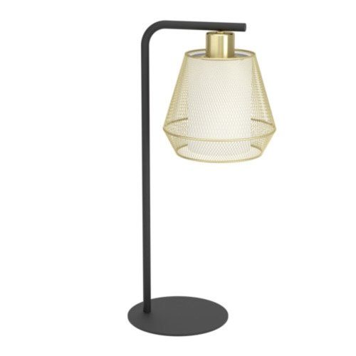 EGLO, 900898, CIUDADELA, table lamp, E27, 1X40W, IP20, brushed brass, white