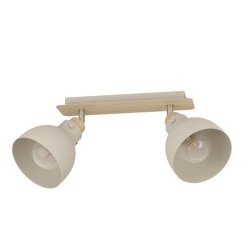 EGLO, 900712, ARRECIFE, spotlight, E27, 2X28W, IP20, beige color