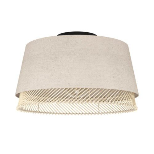EGLO, 43974, TABLEY, ceiling lamp, E27, 1X40W, IP20, natural, brown