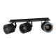 EGLO, 900742, SEGOVIA, spot lamp, E27, 3X40W, IP20, black
