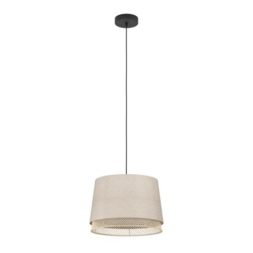 EGLO, 43975, TABLEY, pendant, E27, 1X40W, IP20, natural, brown