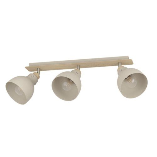 EGLO, 900713, ARRECIFE, spot lamp, E27, 3X28W, IP20, sand color