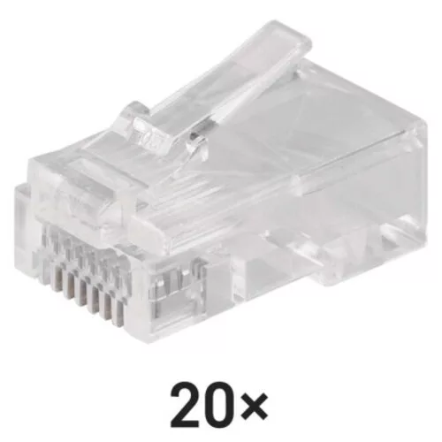 EMOS UTP connector RJ45 20 pcs