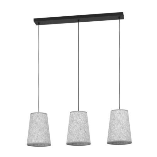 EGLO, 43985, ALSAGER, pendant, E27, 3X40W, IP20, gray
