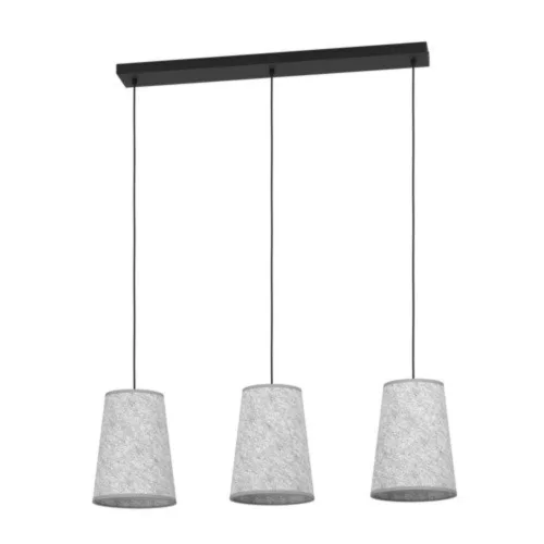 EGLO, 43985, ALSAGER, pendant, E27, 3X40W, IP20, gray