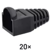 EMOS RJ45 connector protective cap black 20pcs/pack