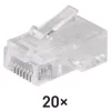 EMOS UTP connector RJ45 20 pcs